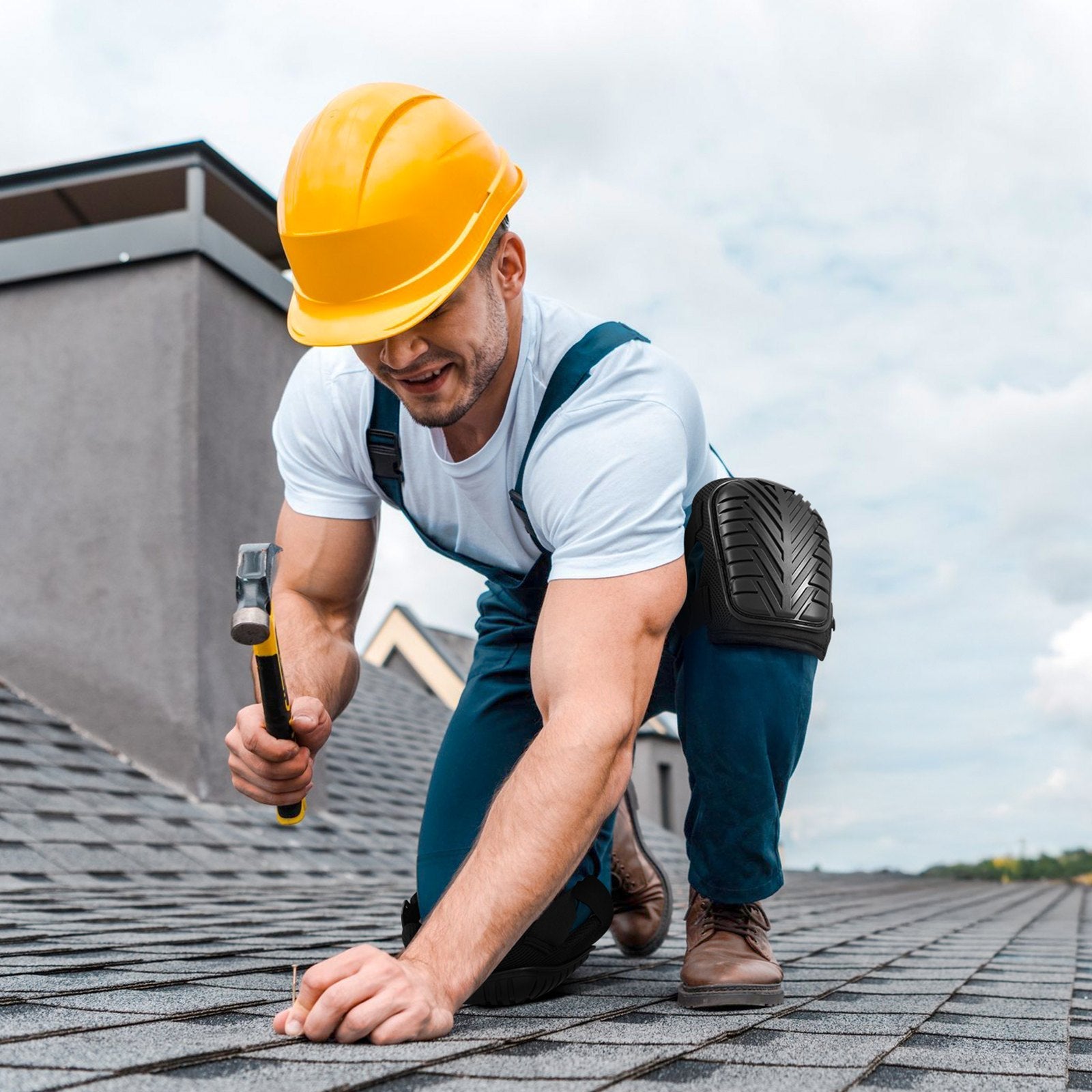 VEVOR Knee Pads for Work Heavy Duty Construction Knee Pads Soft Foam Gel Cushion