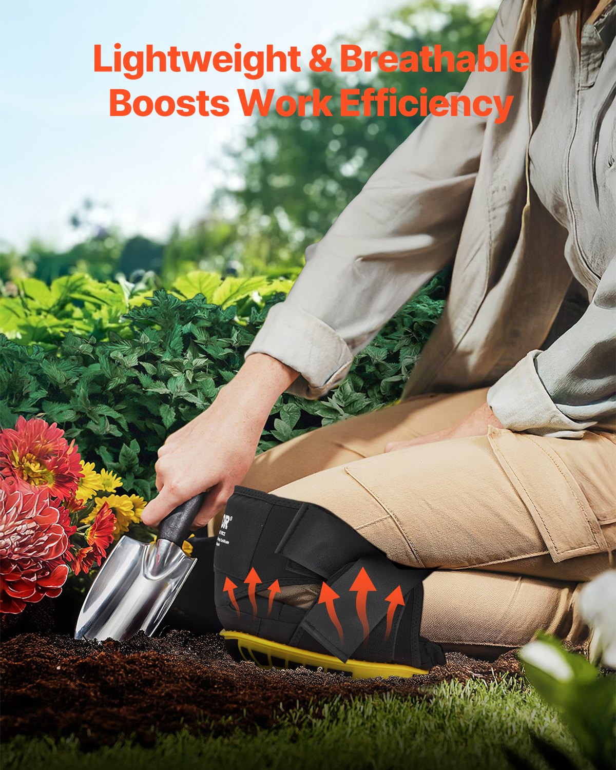 VEVOR Knee Pads for Work Extended Construction Knee Pads Anti-Slip Foam Cushion