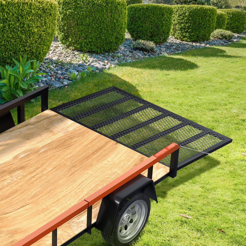 VEVOR Trailer Tailgate Lift Assist, Max 180 lbs Load Capacity, Compatible with Open Utility Trailer Tailgate and Ramp, with 10 to 24 Inches Heights Side Rail and 4 to 6 Feet Height Tail Gate or Ramp