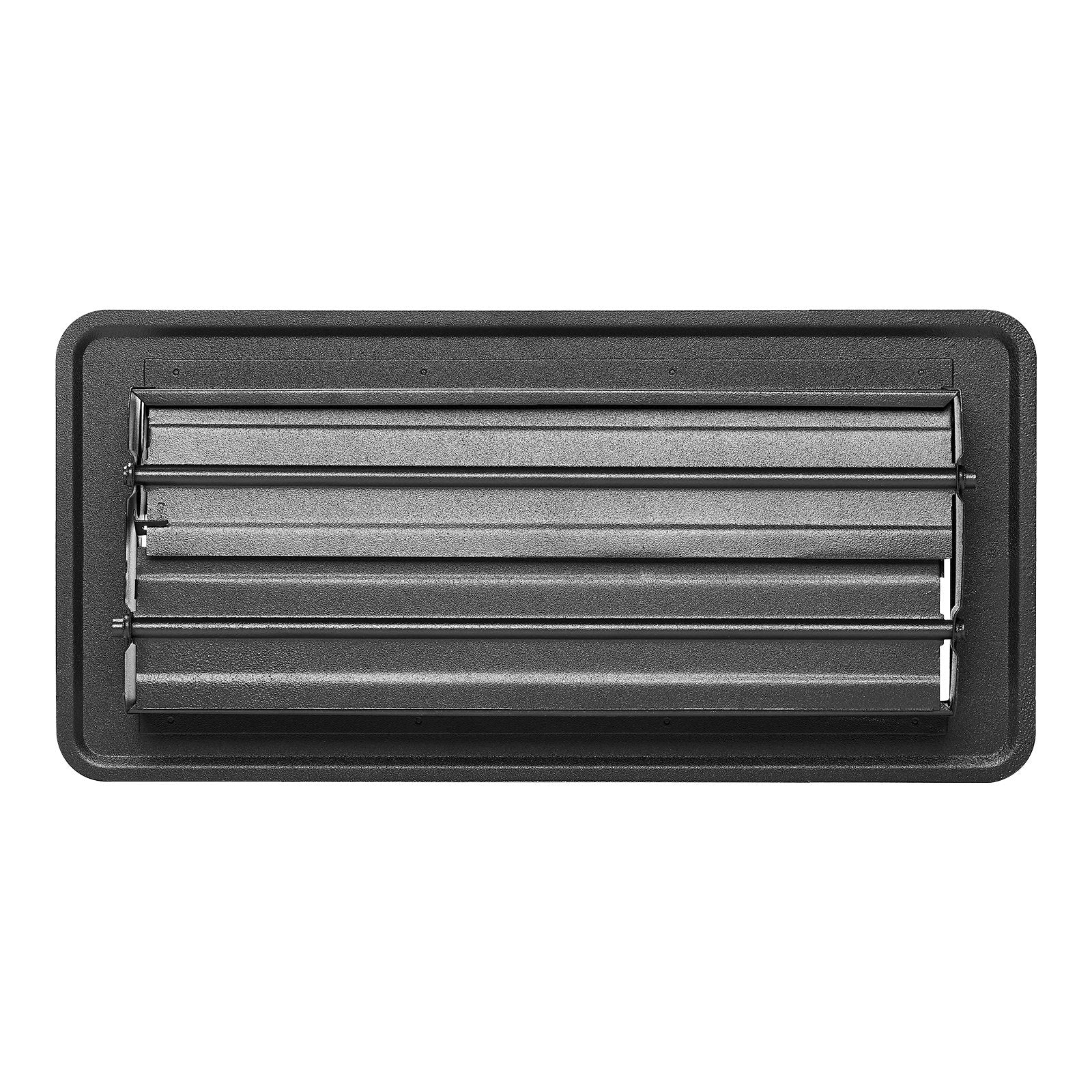 VEVOR Floor Registers 4 x 10 Inch 12-Pack Iron Floor Vents for HVAC Vents Black