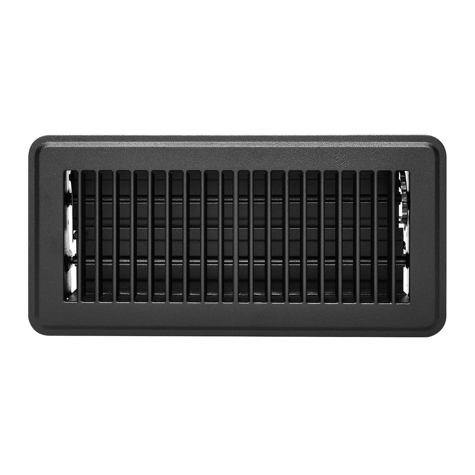 VEVOR Floor Registers 4 x 10 Inch 12-Pack Iron Floor Vents for HVAC Vents Black