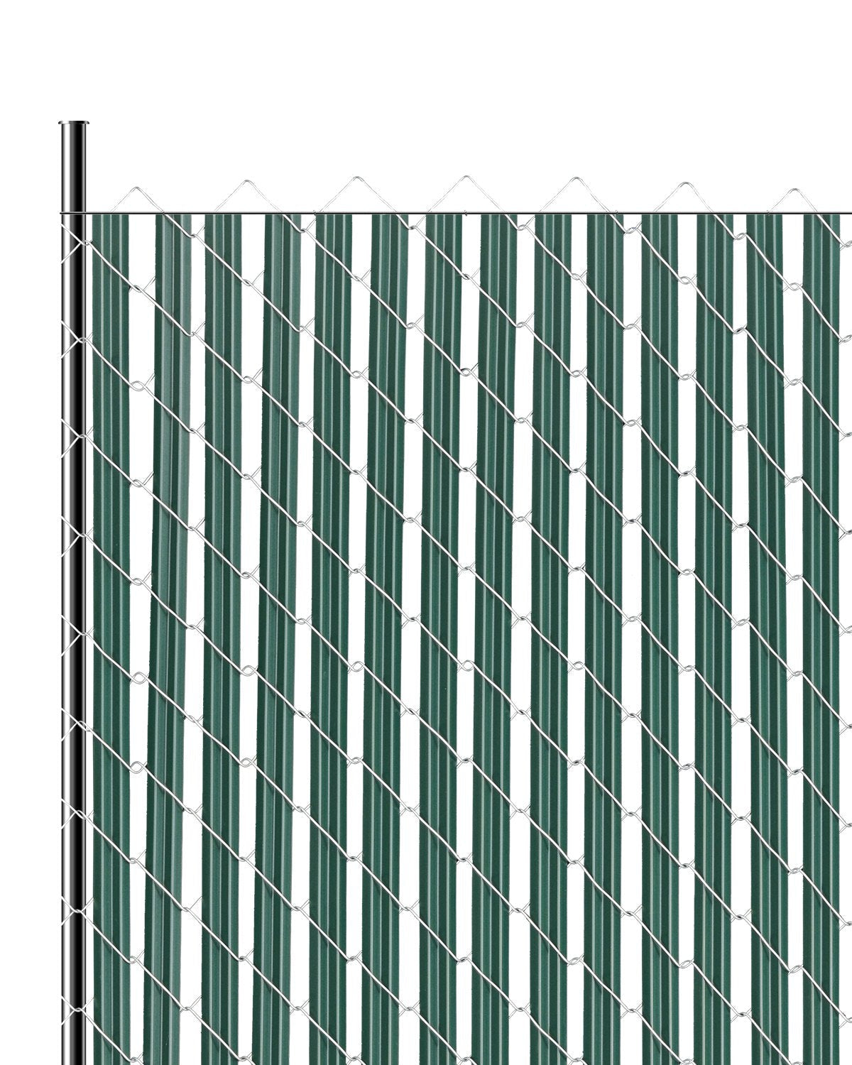 VEVOR Chain Link Fence Privacy Slats Single-Wall for 4' High Fence Bottom Lock