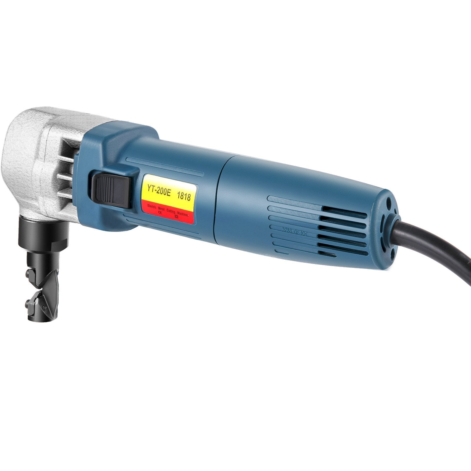 VEVOR Sheet Metal Nibbler 380W, Electric Metal Nibbler 1800RPM High Speed Rotor 0.07in/1.8mm, Metal Nibbler Cutter w Replaced Blades Storage Case for Cutting Stainless Steel, Aluminium, Plastic