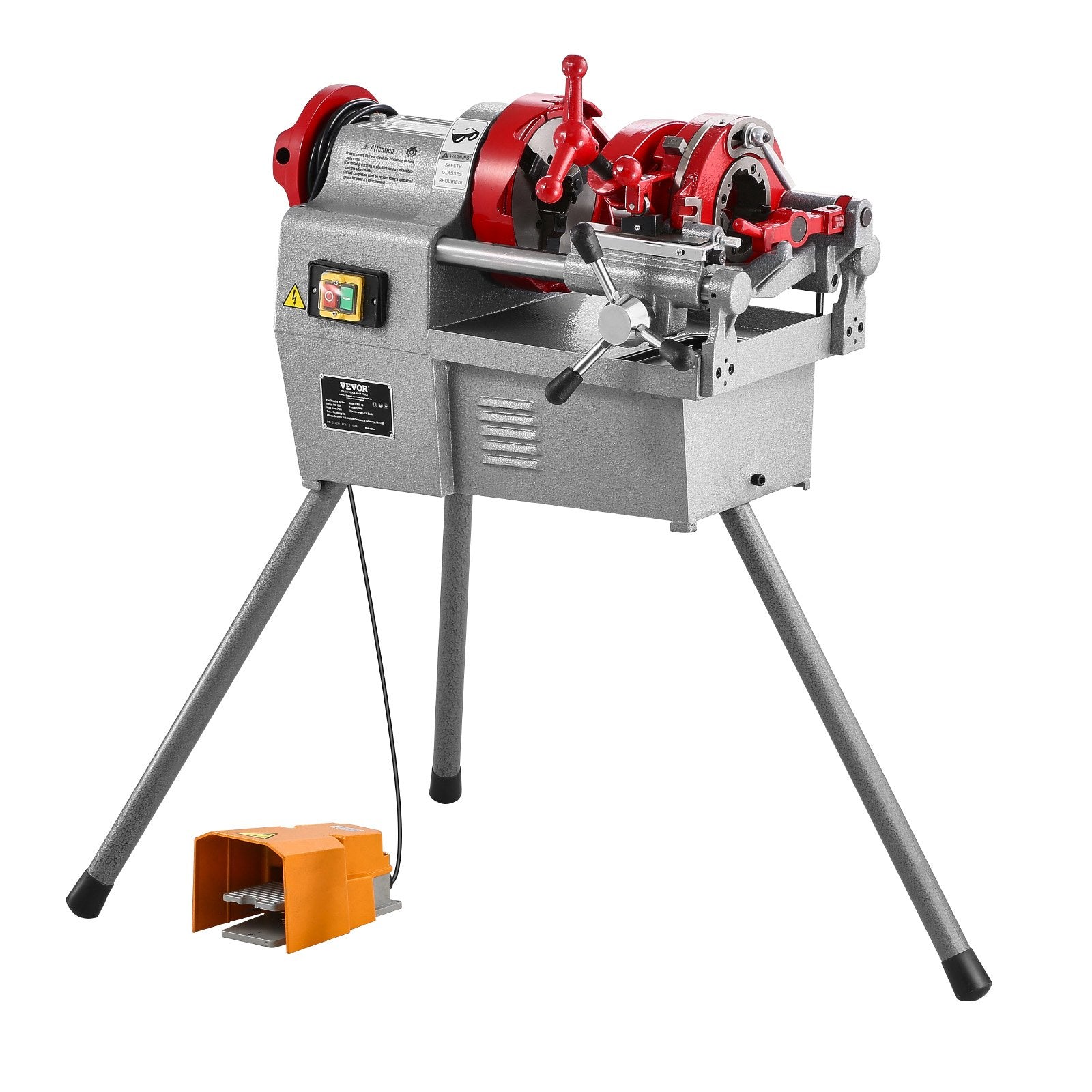 VEVOR Electric Pipe Threader Machine 750W Threading Machine for 1/2" to 2" Pipes