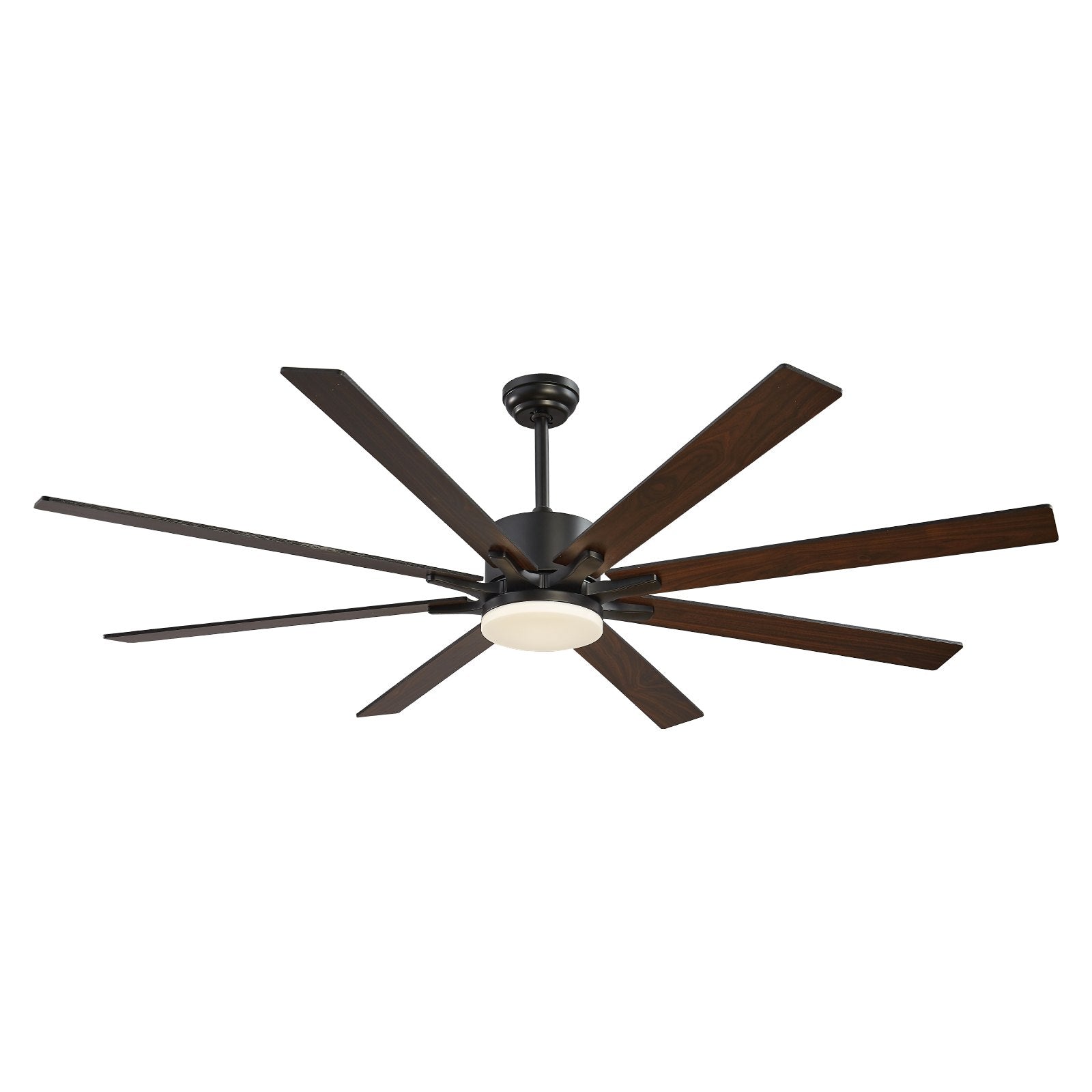 VEVOR 72In Ceiling Fan with Light 6-Speed Remote Control Reversible Motor Coffee