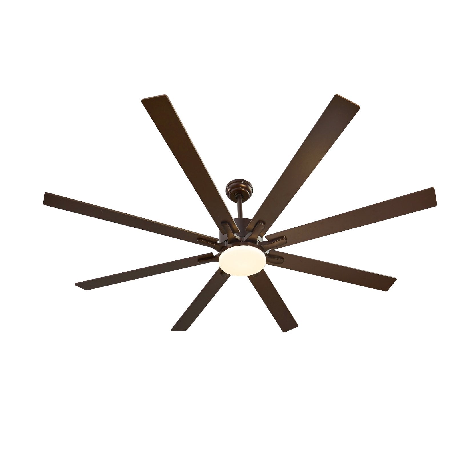 VEVOR 72In Ceiling Fan with Light 6-Speed Remote Control Reversible Motor Coffee