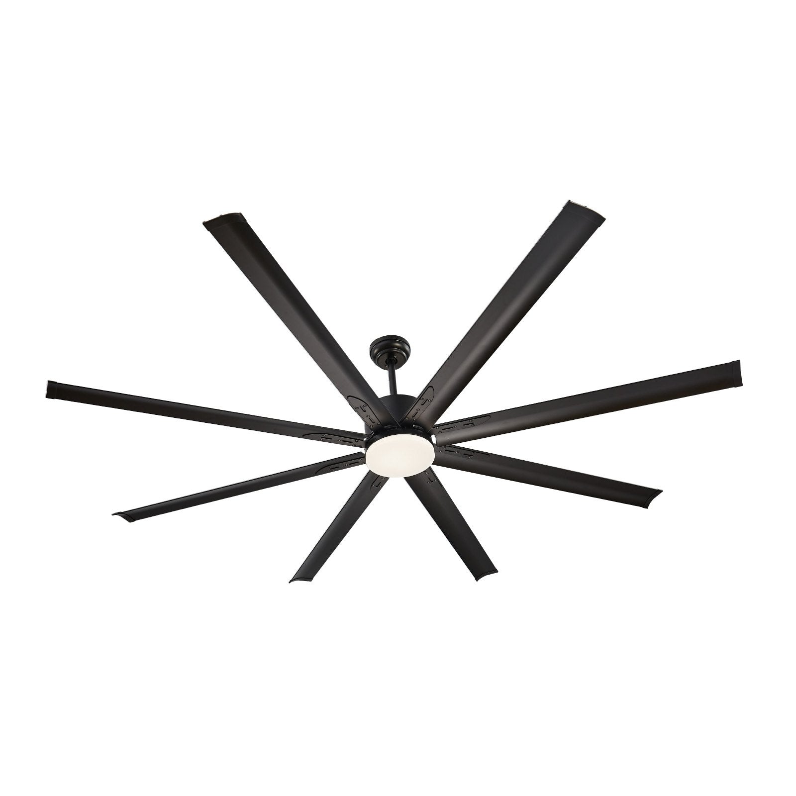 VEVOR 84 In Ceiling Fan with Light 6-Speed Remote Control Reversible Motor Black