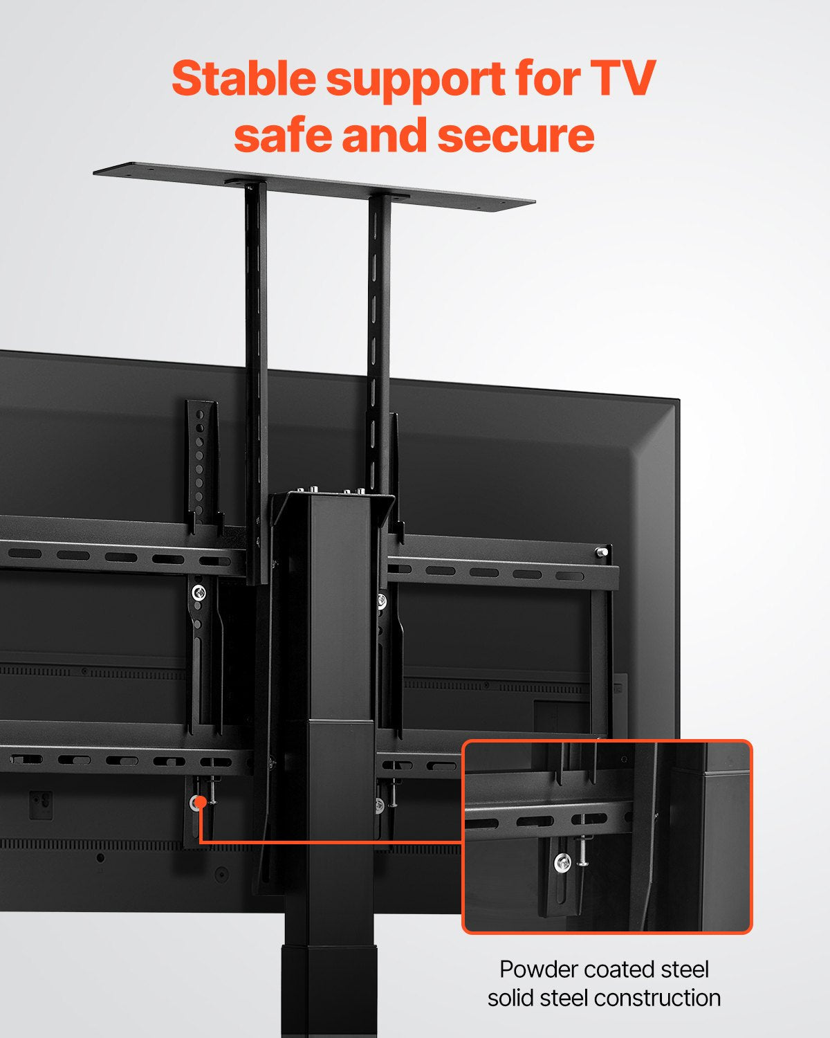 VEVOR Motorized TV Lift Stand Mount Bracket with Remote Control for 32-70 in TV