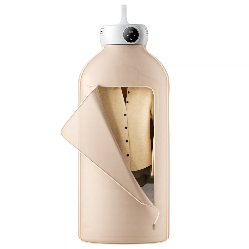 VEVOR Portable Clothes Dryer PTC Heating & LED Display Dryer Bag 5-H Timer 600W