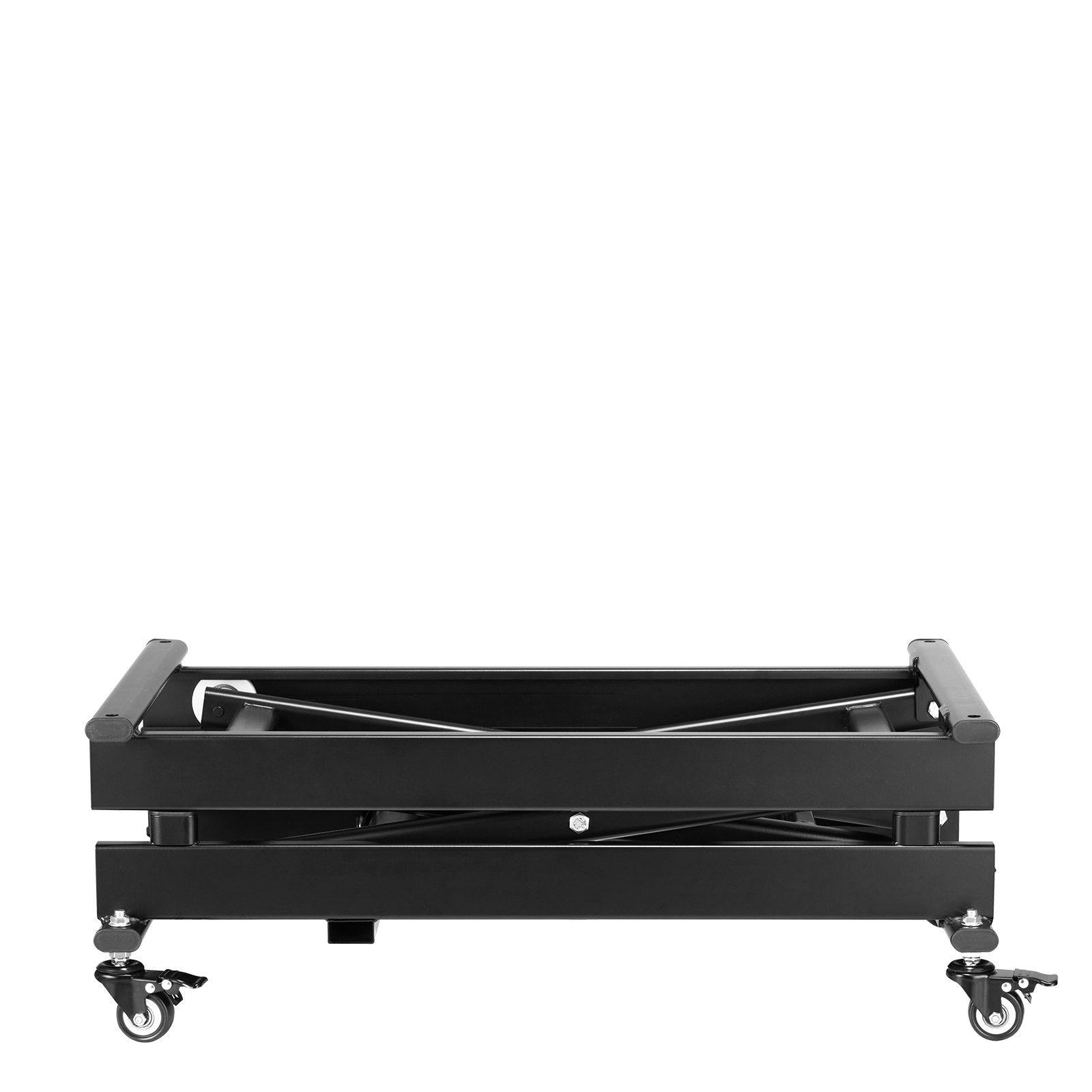 VEVOR 28" Electric Lift Table Single Scissor Lifting Platform 330 lbs 4 Wheels