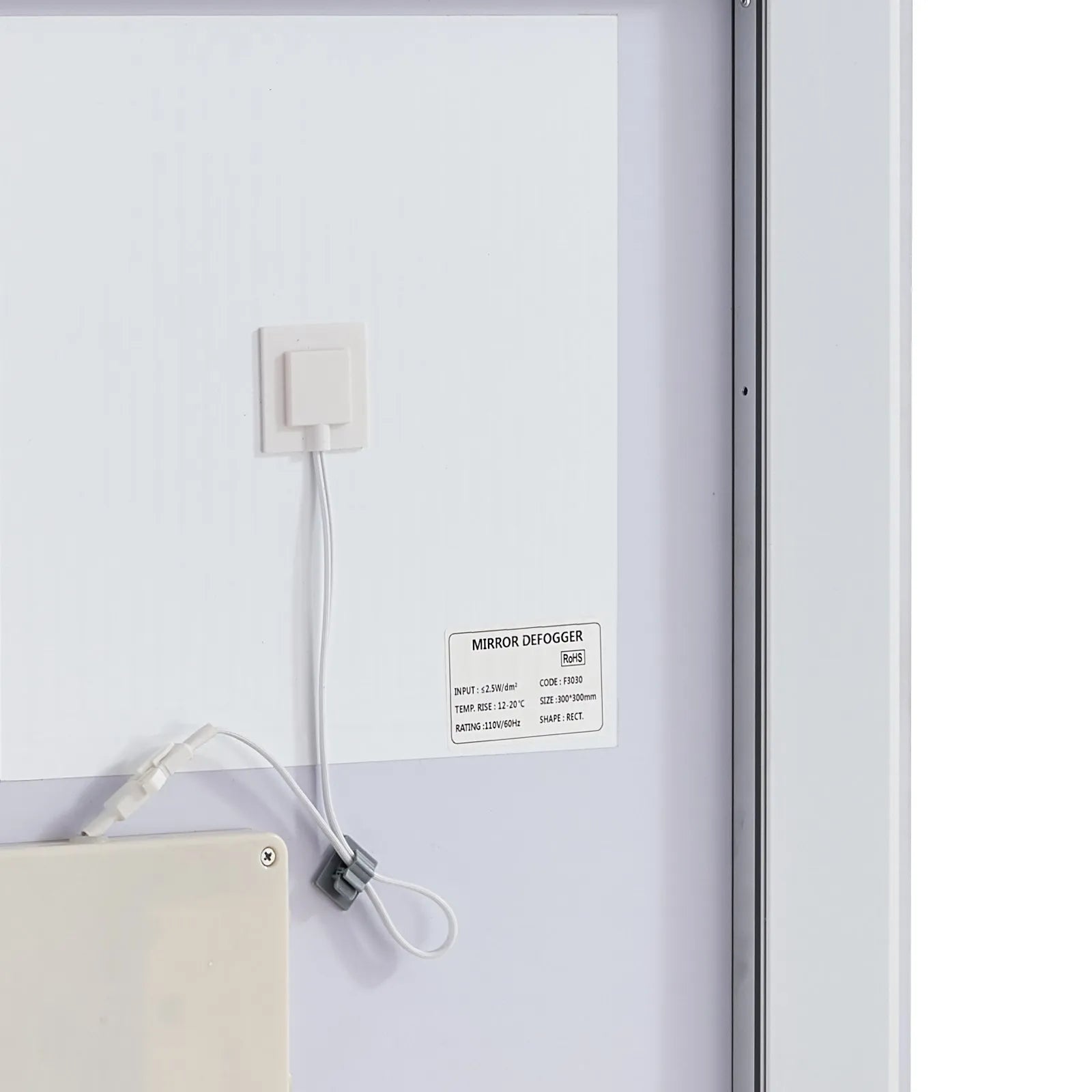 VEVOR LED Bathroom Mirror 3 Colors Anti-fog Wall Mounted Vanity Mirror 24" x 32"