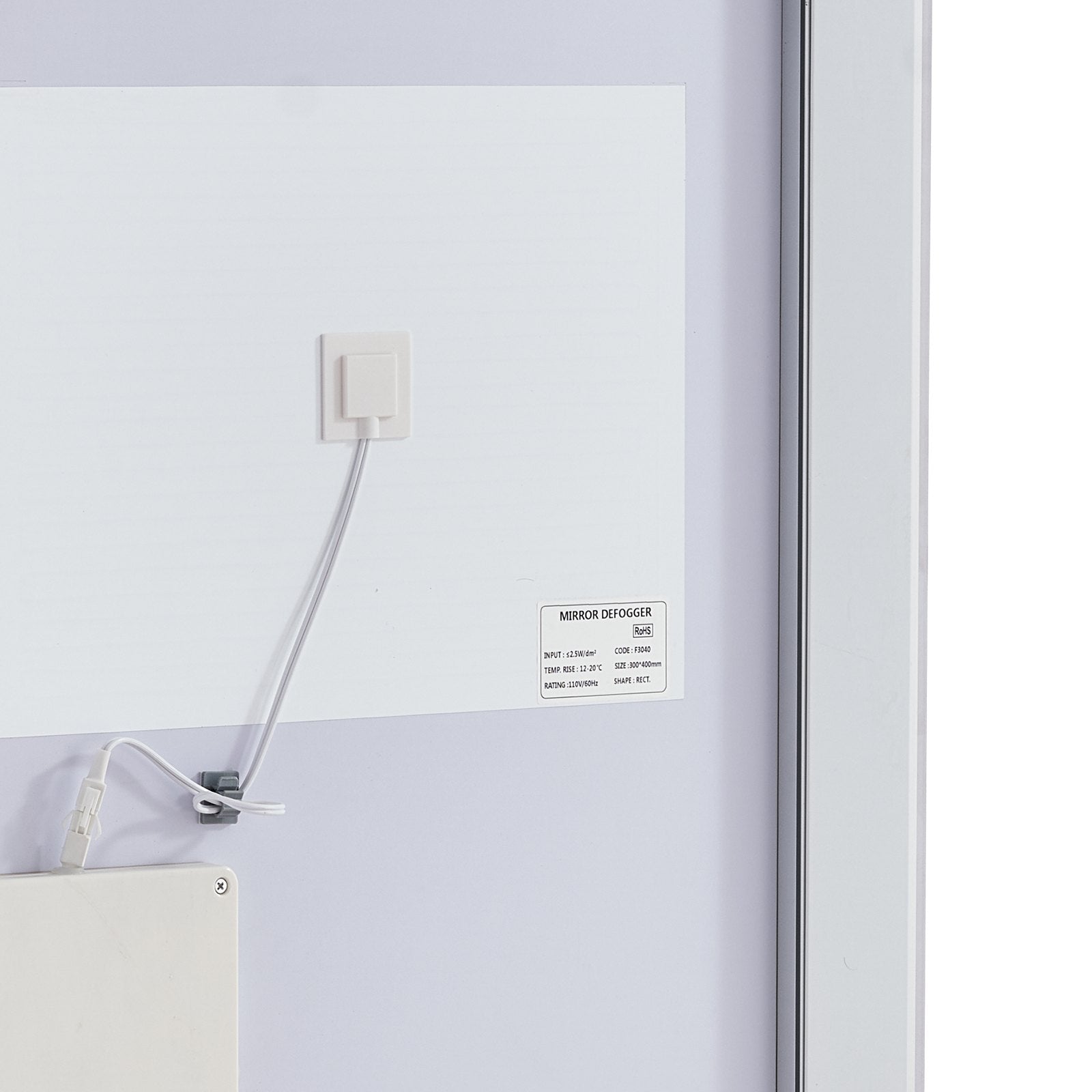 VEVOR LED Bathroom Mirror 3 Colors Anti-fog Wall Mounted Vanity Mirror 28" x 36"