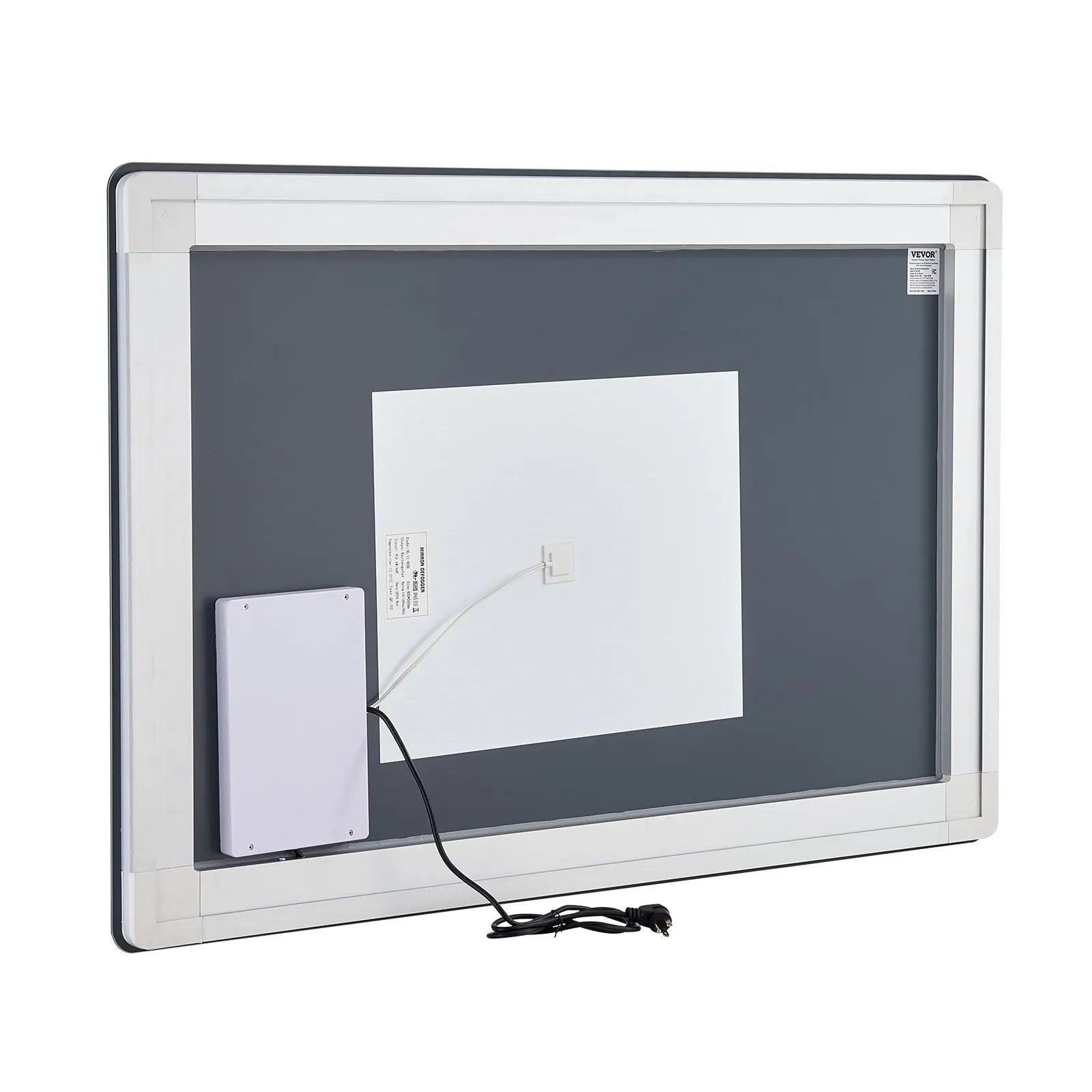 VEVOR LED Bathroom Mirror 3 Colors Anti-fog Wall Mounted Vanity Mirror 32" x 48"