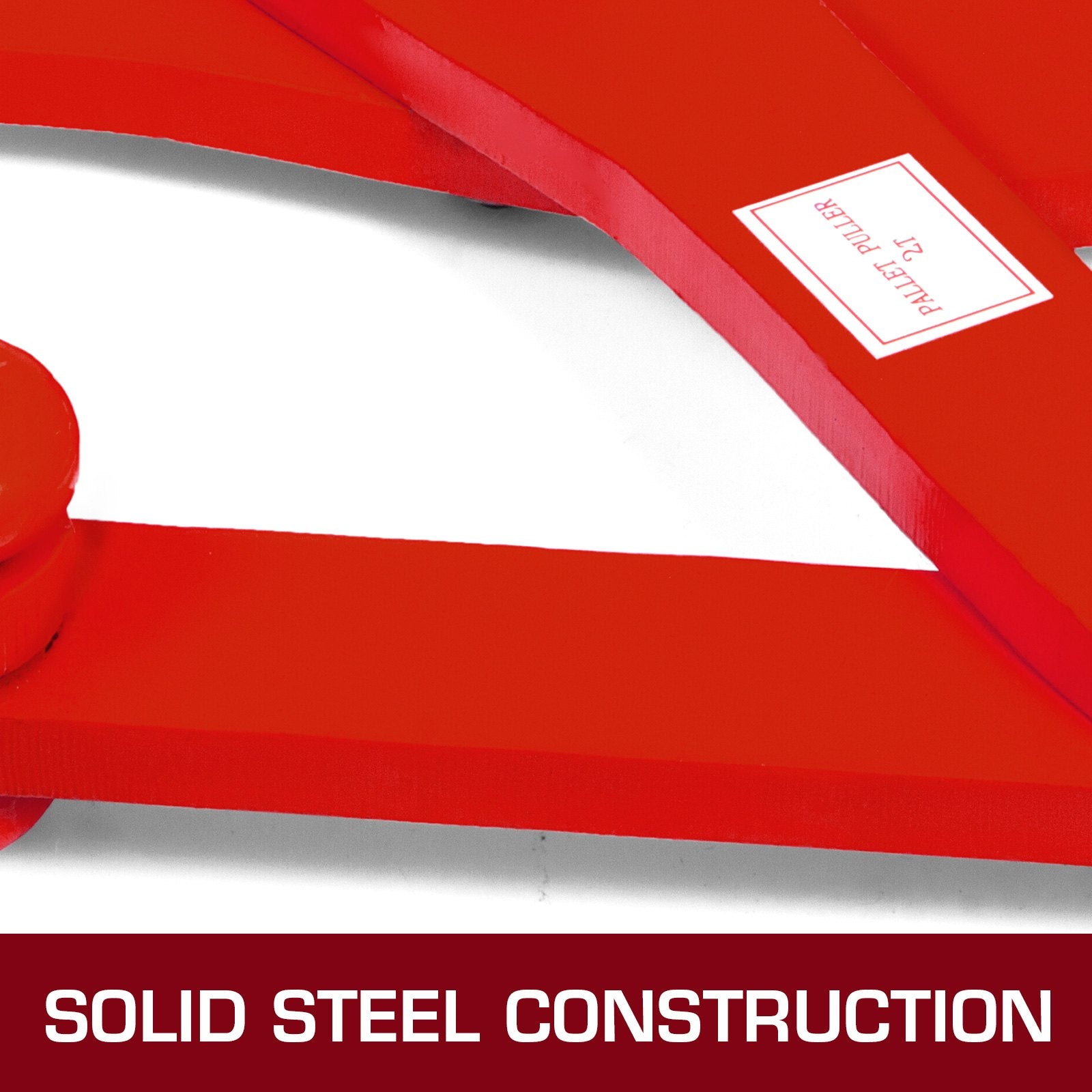 VEVOR 2T Pallet Puller Steel Single Scissor Red Pallet Puller Clamp 4409 LBS Capacity Pallet Grabber 6.3 Inch Jaw Opening x 0.5 Inch Jaw Height arbitrarily Changed to Adjust The use