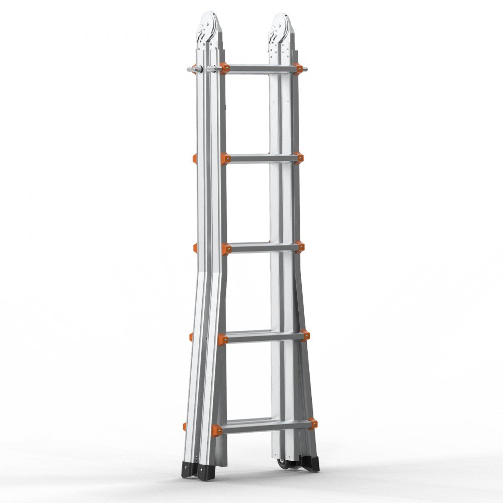 VEVOR Telescoping Ladder A Frame 19 FT Extension Multi-Function for Homework