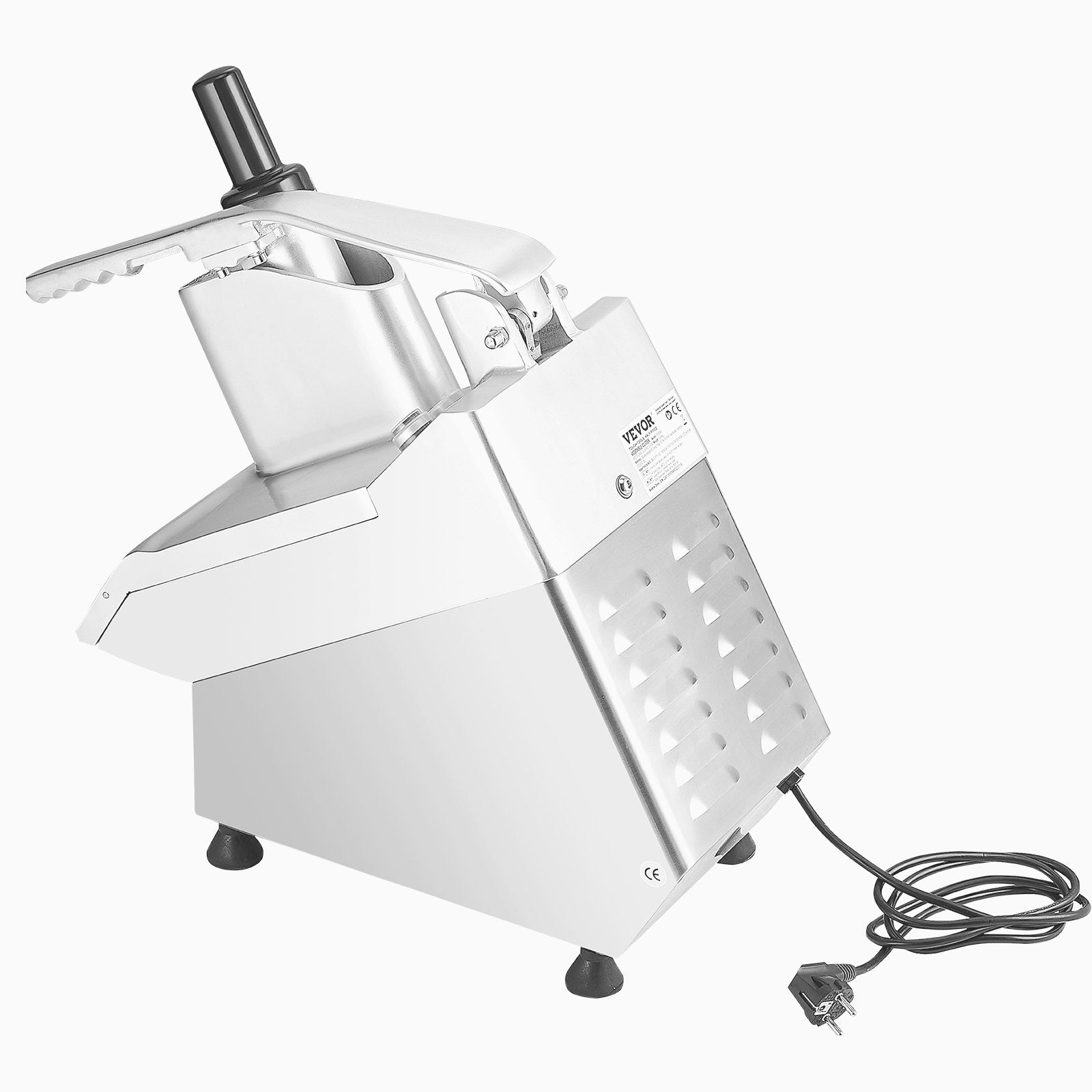 VEVOR Food Processor & Vegetable Chopper w/ 6 Blades Food-Grade Stainless Steel