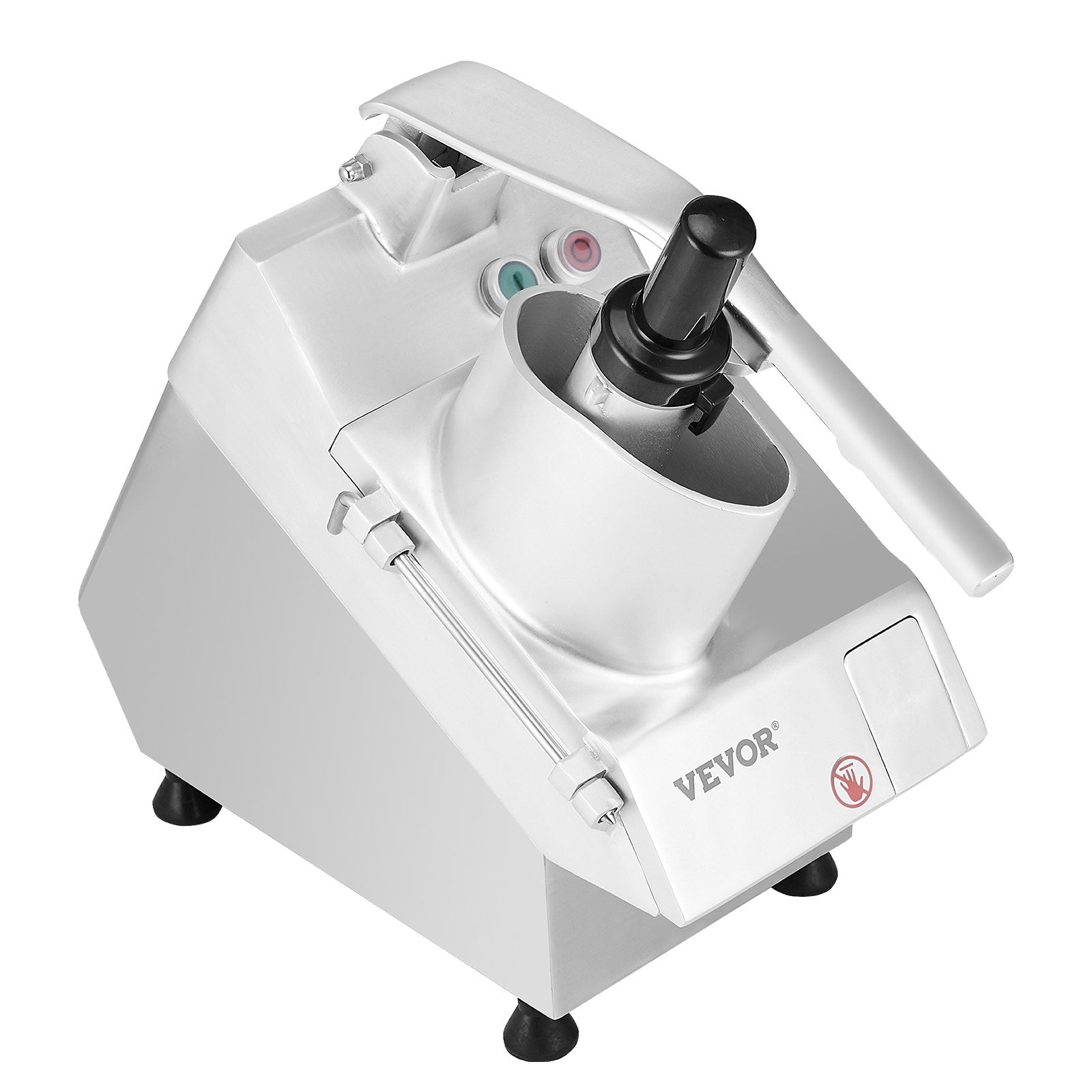 VEVOR Food Processor & Vegetable Chopper w/ 6 Blades Food-Grade Stainless Steel