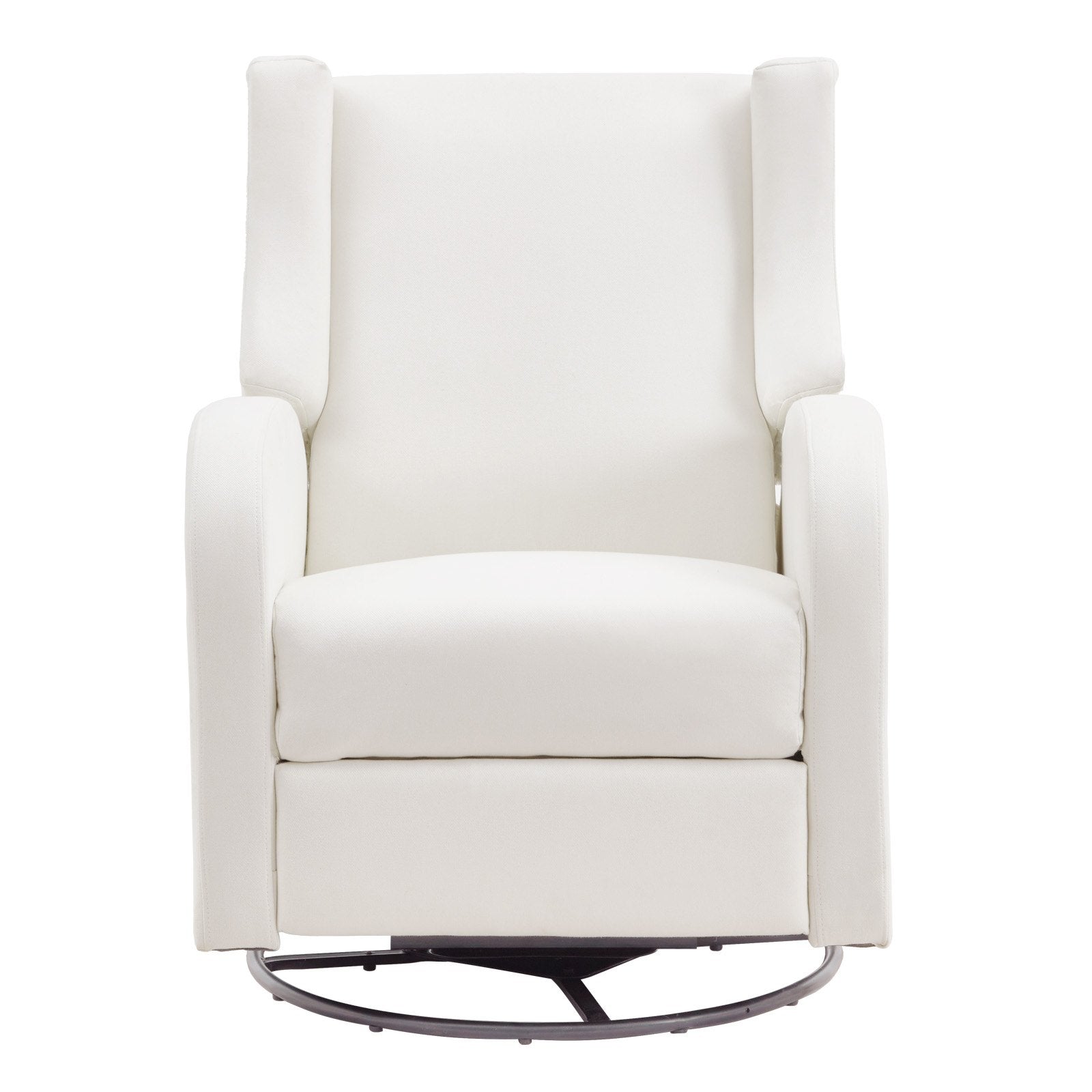 VEVOR Electronic Power Recliner and Swivel Glider, 250 lbs Weight Capacity Swivel Glider Recliner Chair with Adjustable Angle, Polyester Surface Recliner Rocker for Living Room, Bedroom, Off White