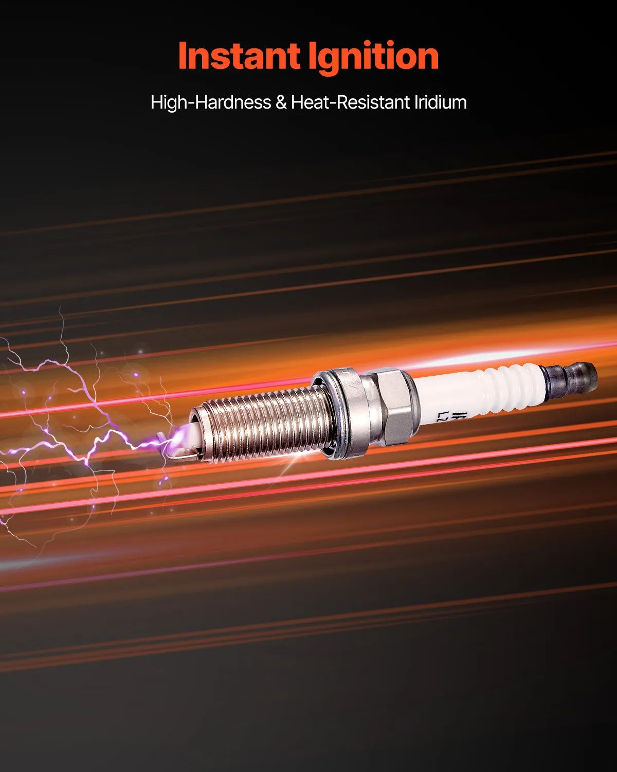 VEVOR Ignition Coil Pack and Spark Plugs Set of 4 Compatible with Nissan Altima