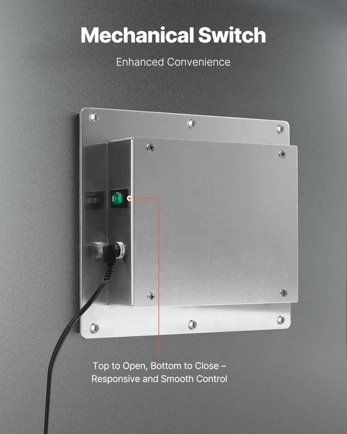 VEVOR HVAC Air Purifier Whole House 24W 12inch UV Light PCO Carbon Technology