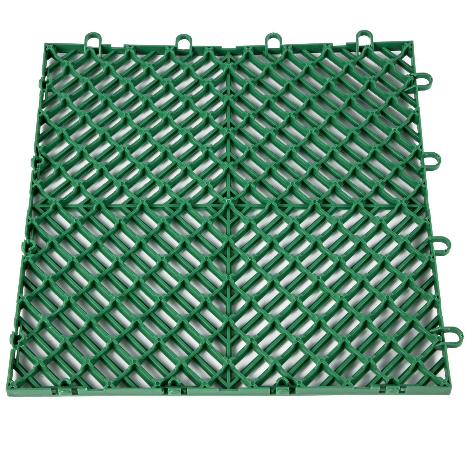 VEVOR Tiles Interlocking 50 PCS Green, Drainage Tiles 12x12x0.5 Inches, Deck Tiles Outdoor Floor Tiles, Outdoor Interlocking Tiles, Deck Flooring for Pool Shower Bathroom Deck Patio Garage