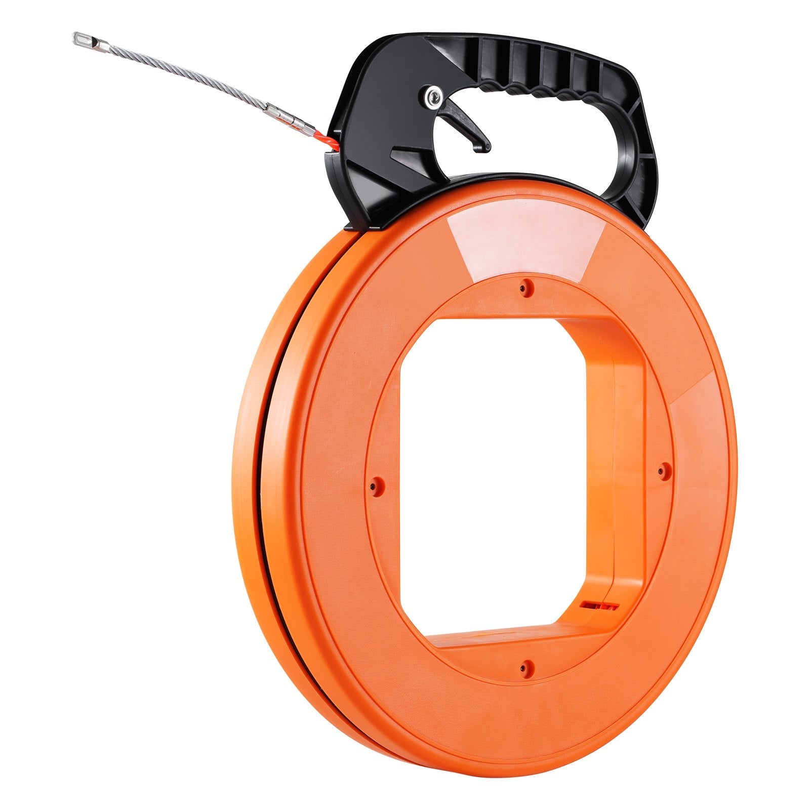 VEVOR Fish Tape Wire Cable Line Puller 100 ft 1/4 in PET with High Plastic Case