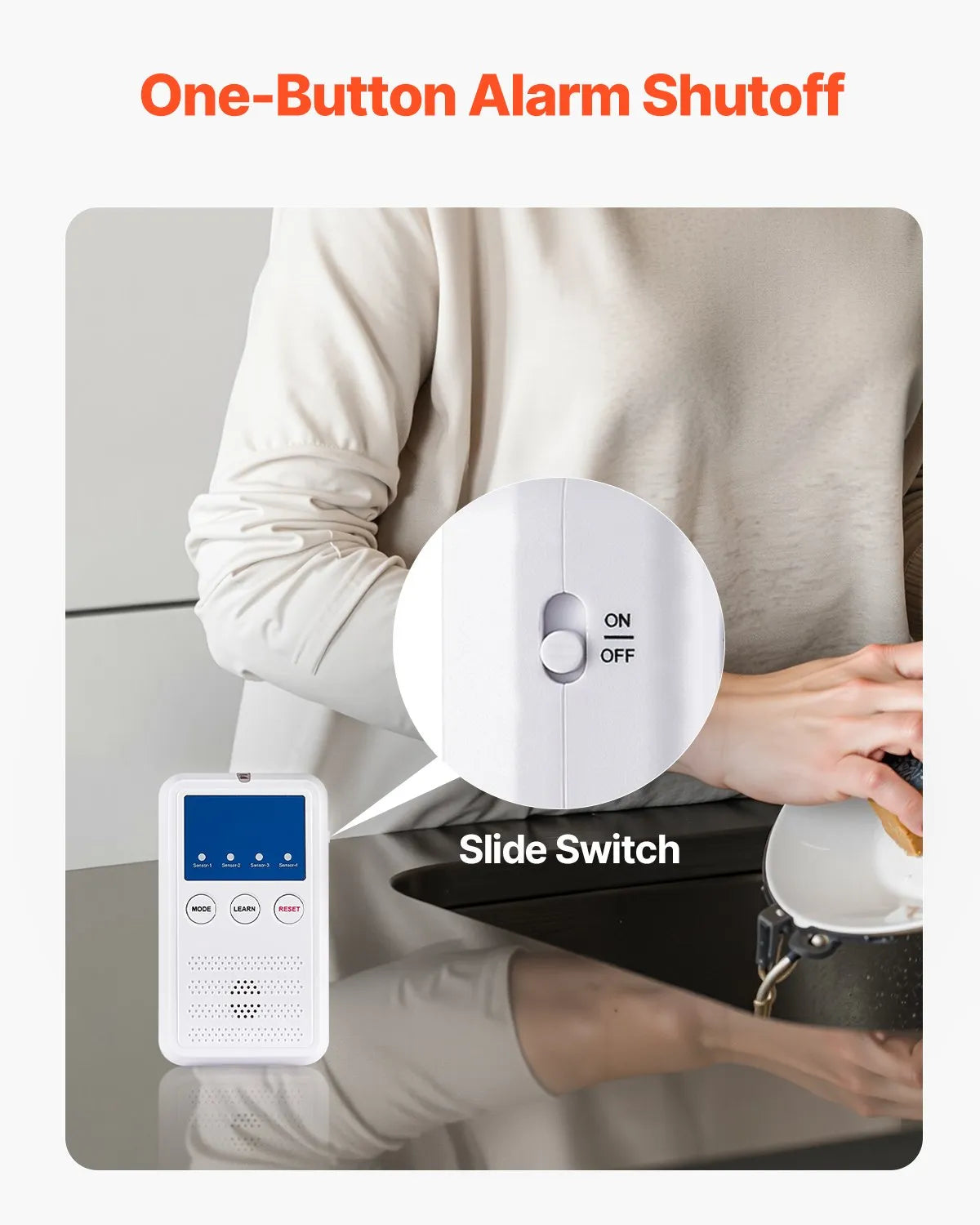 VEVOR Early Alert Bed Alarm System Wireless Bed Sensor Pad & Call Button Pager