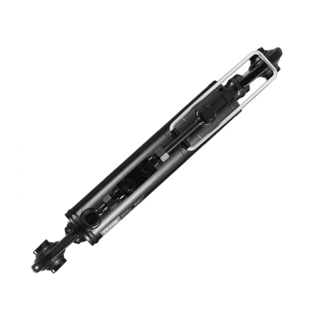 VEVOR Hydraulic Top Link Cat. 2-2(8-5/16 in, 19-11/16~28 in), Hydraulic Cylinder with 2 Hoses & G3/8" Check Valve