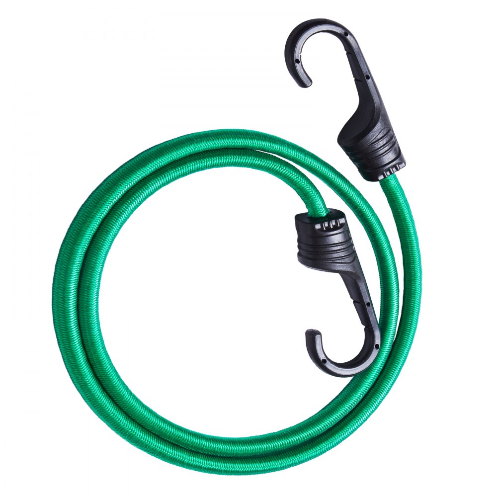 VEVOR 32 Pcs Bungee Cords Set 8 mm Heavy Duty Bungee Straps with A3 Steel Hooks