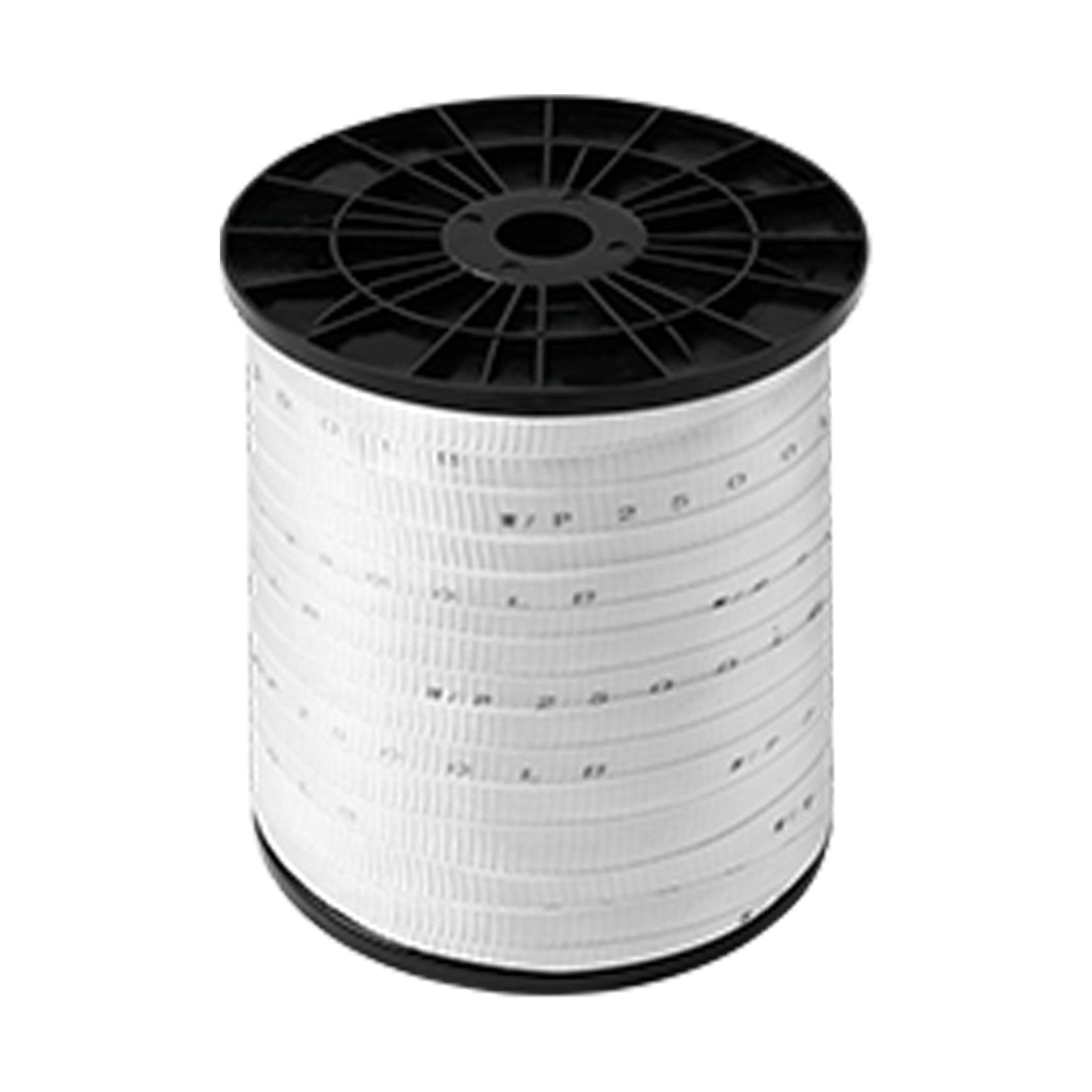 VEVOR Polyester Pull Tape, 3/4" x 528' Mule Tape Flat Rope, 2500 lbf Tensile Capacity, Printed Webbing Cable Pulling Tape for Packaging, Gardening, Commercial Electrical, Conduit Work, White