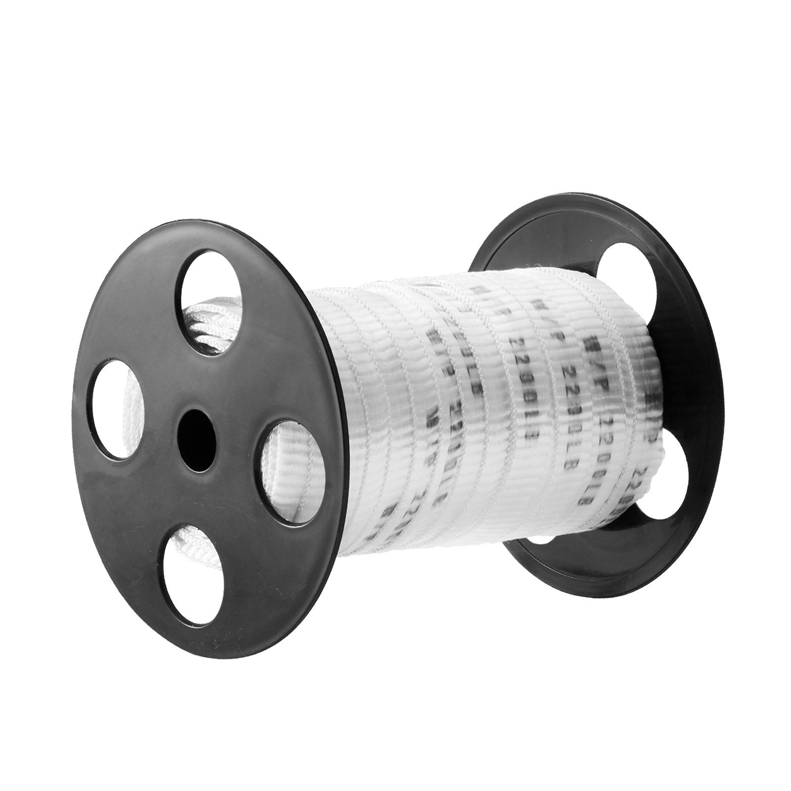 VEVOR Polyester Pull Tape, 5/8" x 108' Mule Tape Flat Rope, 2200 lbf Tensile Capacity, Printed Webbing Cable Pulling Tape for Packaging, Gardening, Commercial Electrical, Conduit Work, White