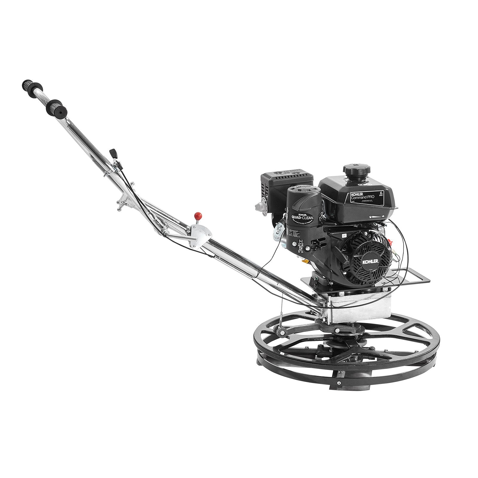 VEVOR Power Walk-Behind Cement Trowel 24” 6HP Gas-Powered with Float Pan Blade