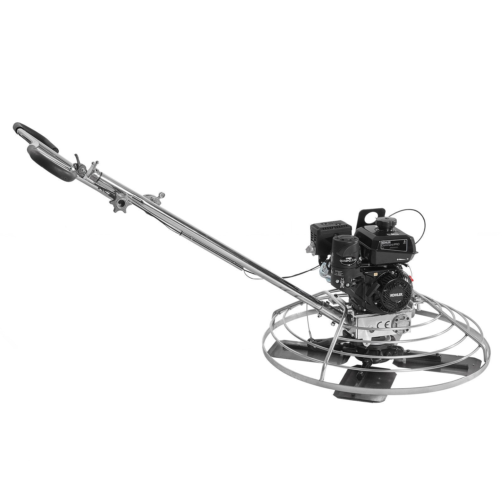 VEVOR Power Walk-Behind Cement Trowel 38” 6HP Gas-Powered with Float Pan Blade