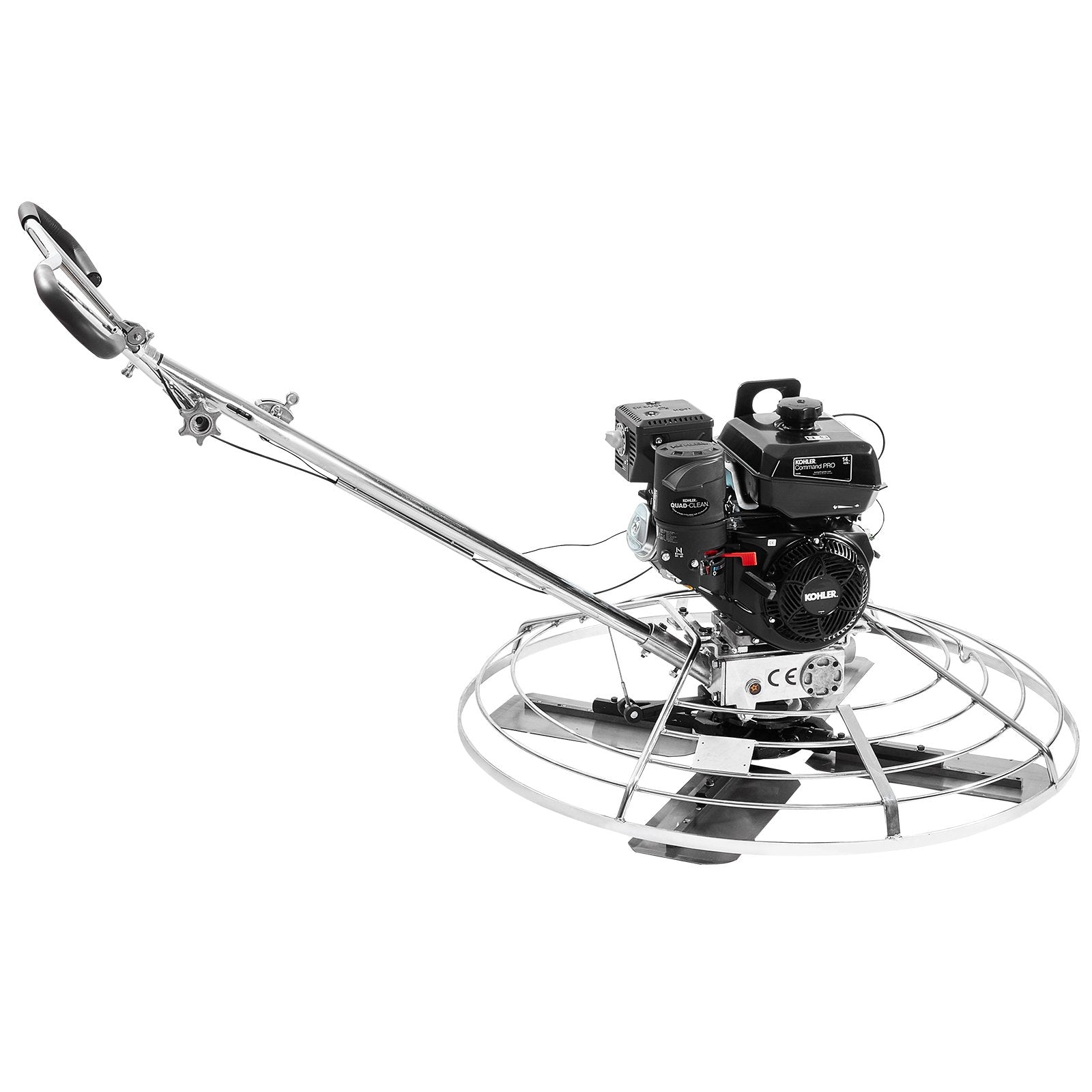 VEVOR Power Walk-Behind Cement Trowel 46” 14HP Gas-Powered with Float Pan Blade