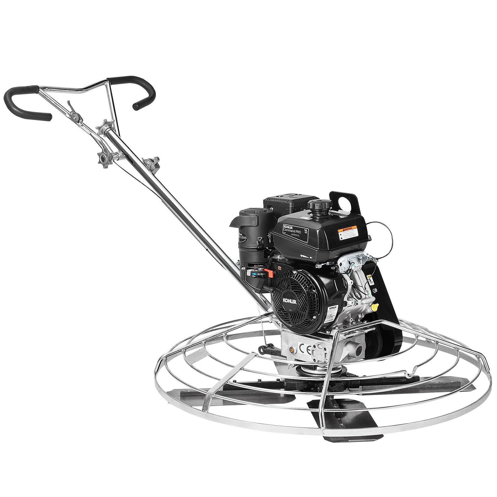 VEVOR Power Walk-Behind Cement Trowel 46” 14HP Gas-Powered with Float Pan Blade