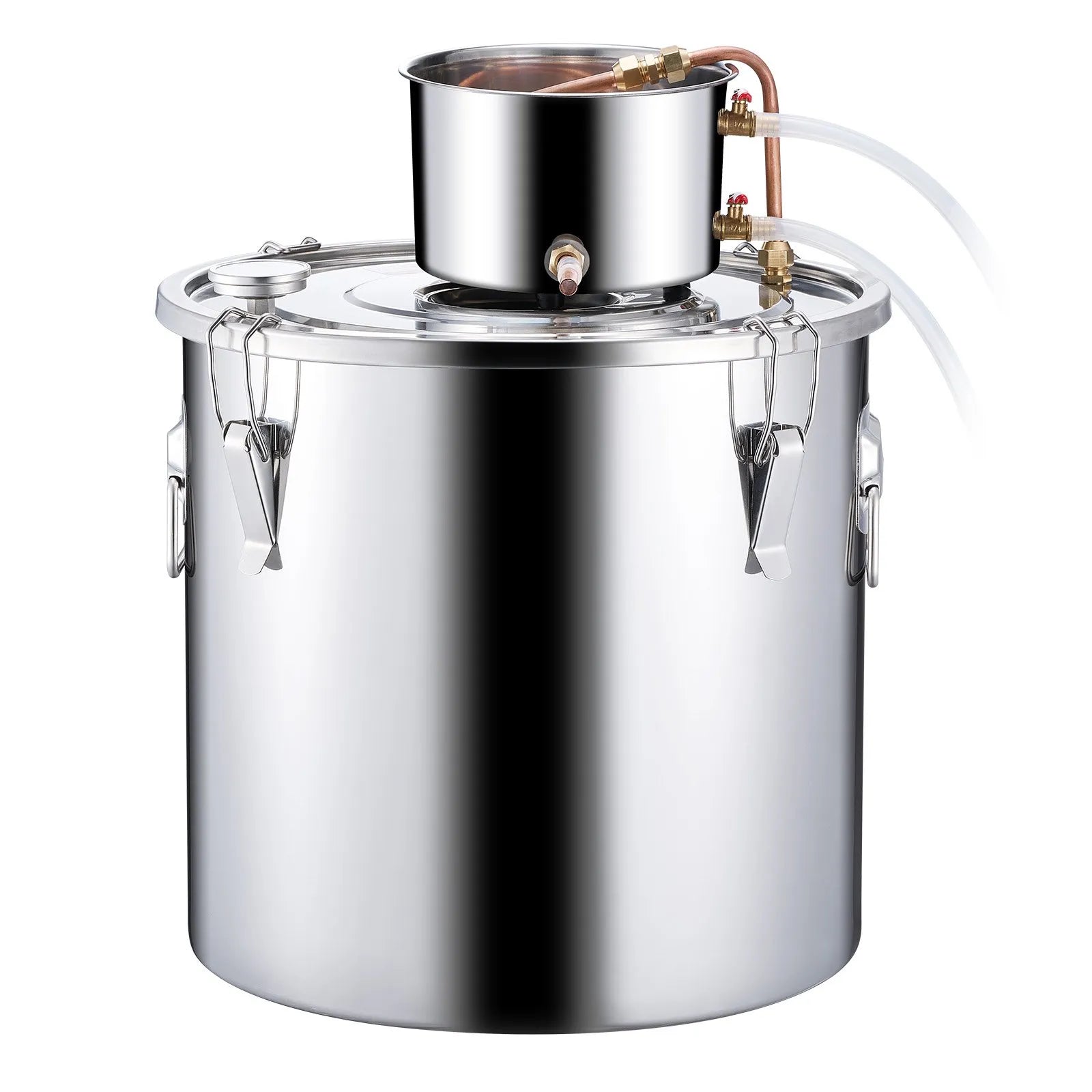 VEVOR Moonshine Still 13 Gal Water Alcohol Distiller Brewing Kit Stainless Steel