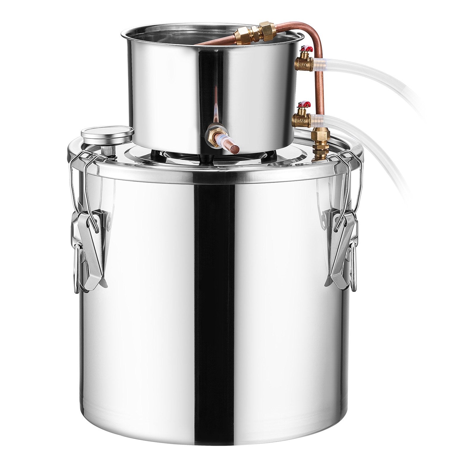 VEVOR Moonshine Still 5 Gal Water Alcohol Distiller Brewing Kit Stainless Steel