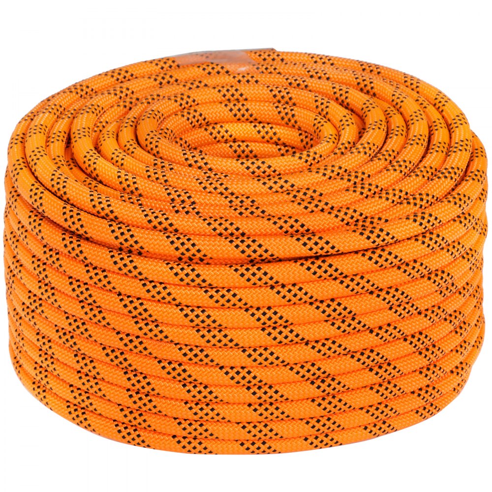 VEVOR 7/16 Inch Double Braid Polyester Rope 200 Feet Nylon Pulling Rope 880LB High Force Polyester Load Sailing Rope for Arborist Gardening Marine (7/16 Inch-200Feet)