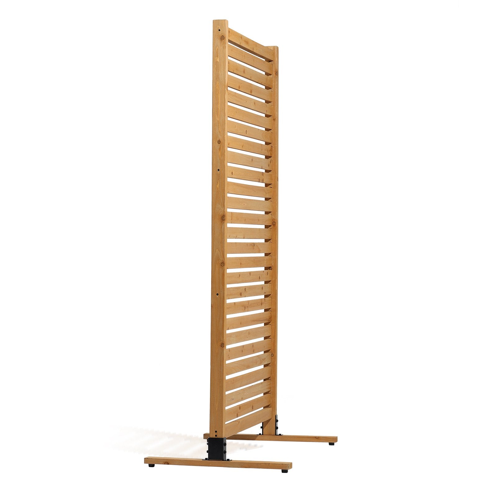 VEVOR Wooden Privacy Screen 36" x 76" Freestanding Outdoor Privacy Screen