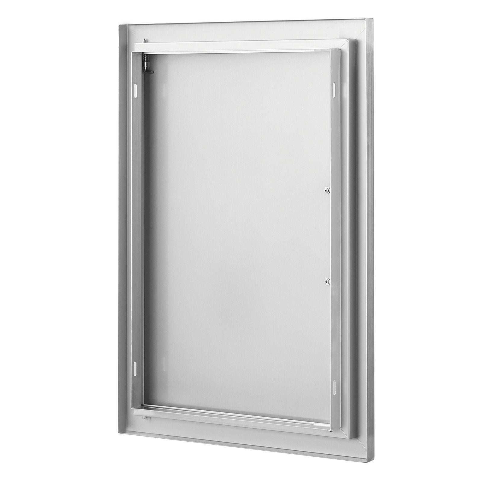 VEVOR BBQ Access Door, 17W x 24H Inch Single Outdoor Kitchen Door, Stainless Steel Flush Mount Door, Wall Vertical Door with Handle, for BBQ Island, Grilling Station, Outside Cabinet