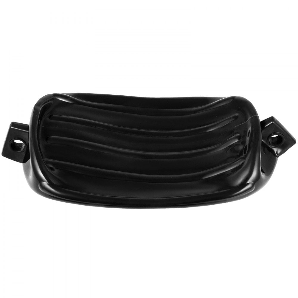 VEVOR Boat Fenders 4 Ribbed 8\" x 27\" PVC Bumper Dock Shield Protection Black