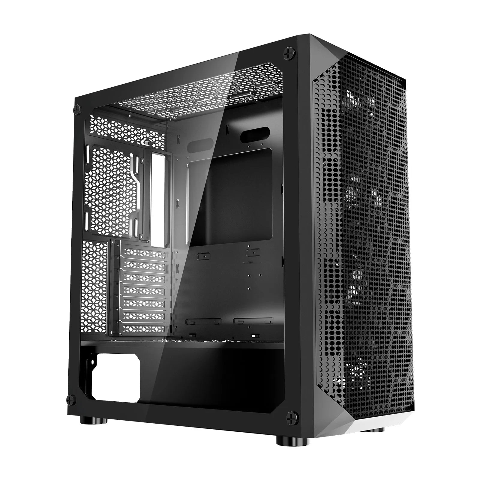 VEVOR PC Case Full-Tower Gaming Computer Case 3 PWM Fans for E-ATX Motherboard
