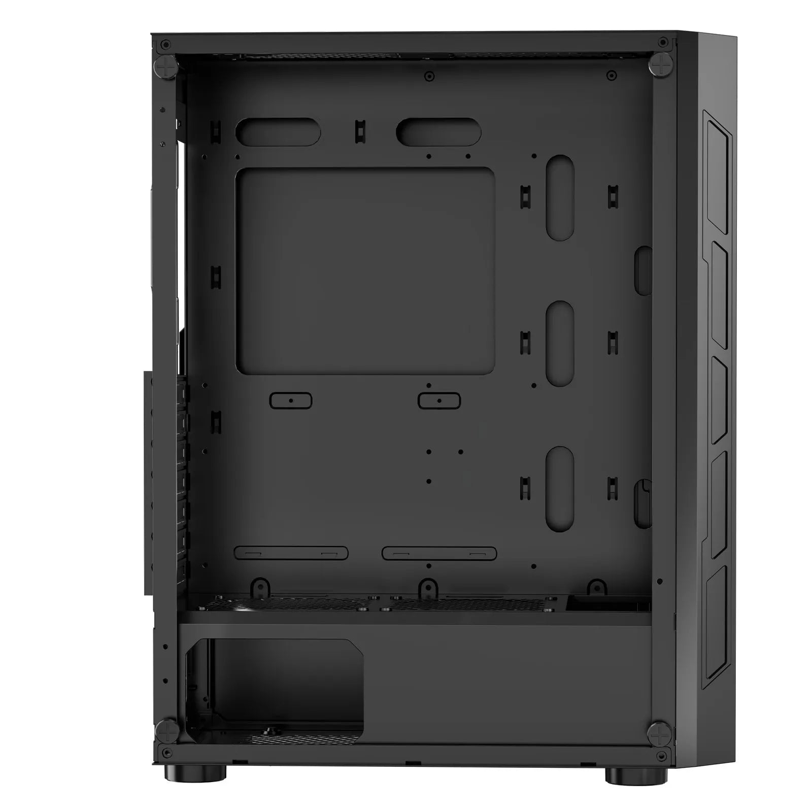 VEVOR Mid-Tower ATX PC Gaming Case Computer Case Box with 3 x 120 mm ARGB Fans