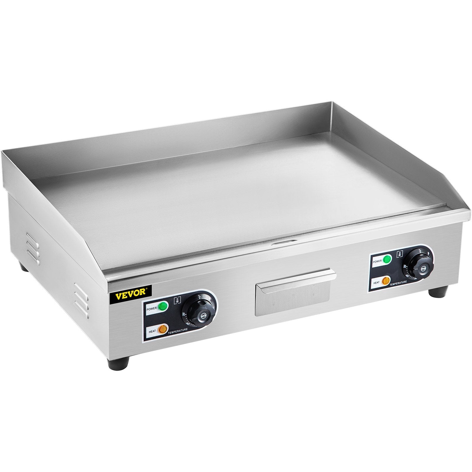 3000W 30" Electric Countertop Griddle Stainless steel Adjustable Temp Control Commercial Restaurant Grill