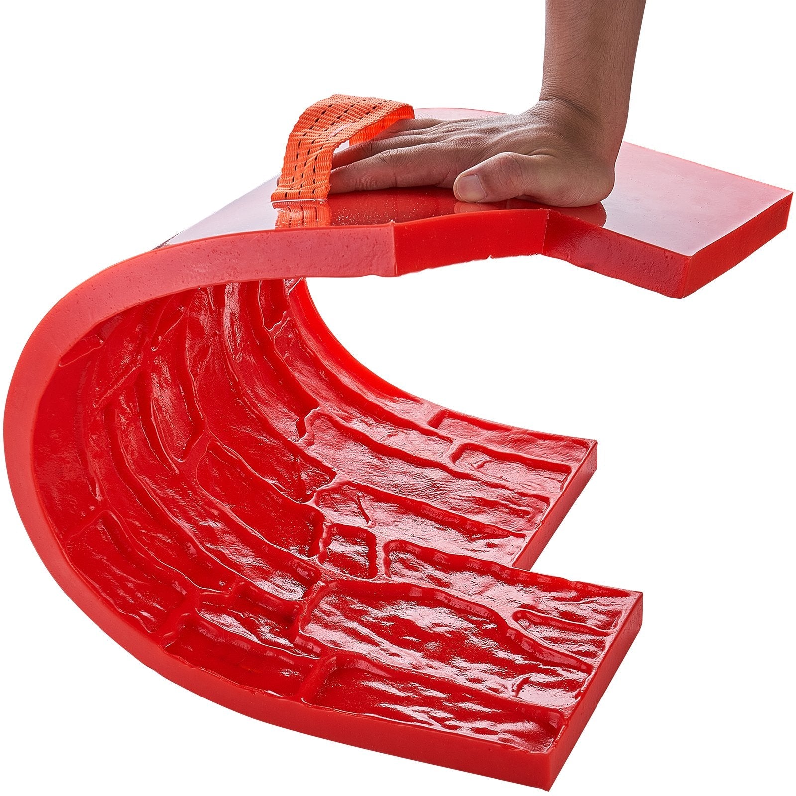 VEVOR Concrete Stamps Mat 28 x 12 in Texturing Skin Polyurethane Stamp Texture