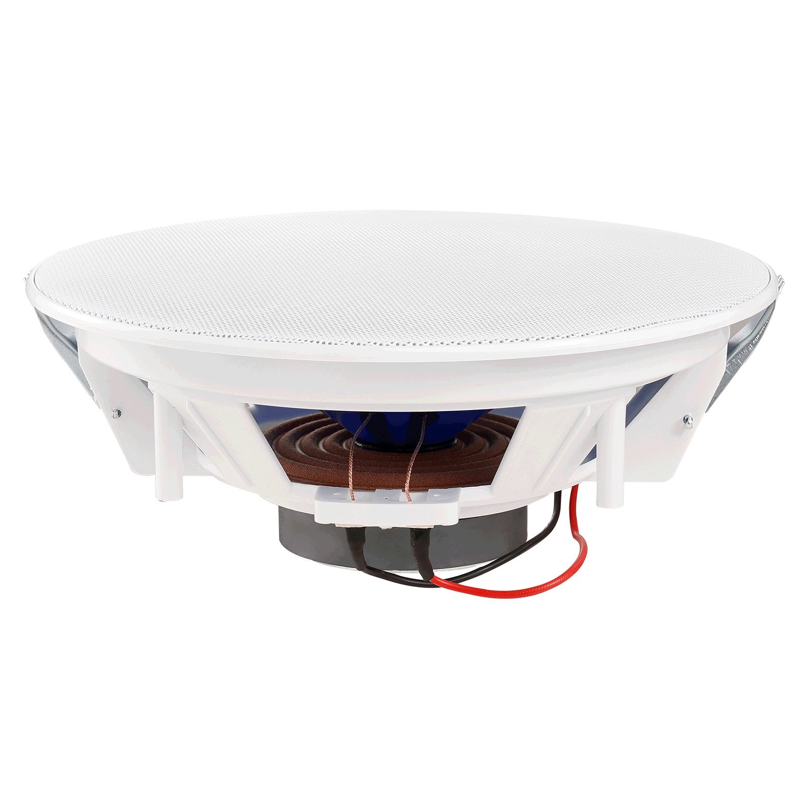 VEVOR 2 PCs 8 Inch in Ceiling Speakers, 50-Watts, Flush Mount Ceiling & in-Wall Speakers System with 8?Impedance 89dB Sensitivity, for Home Kitchen Living Room Bedroom or Covered Outdoor Porches