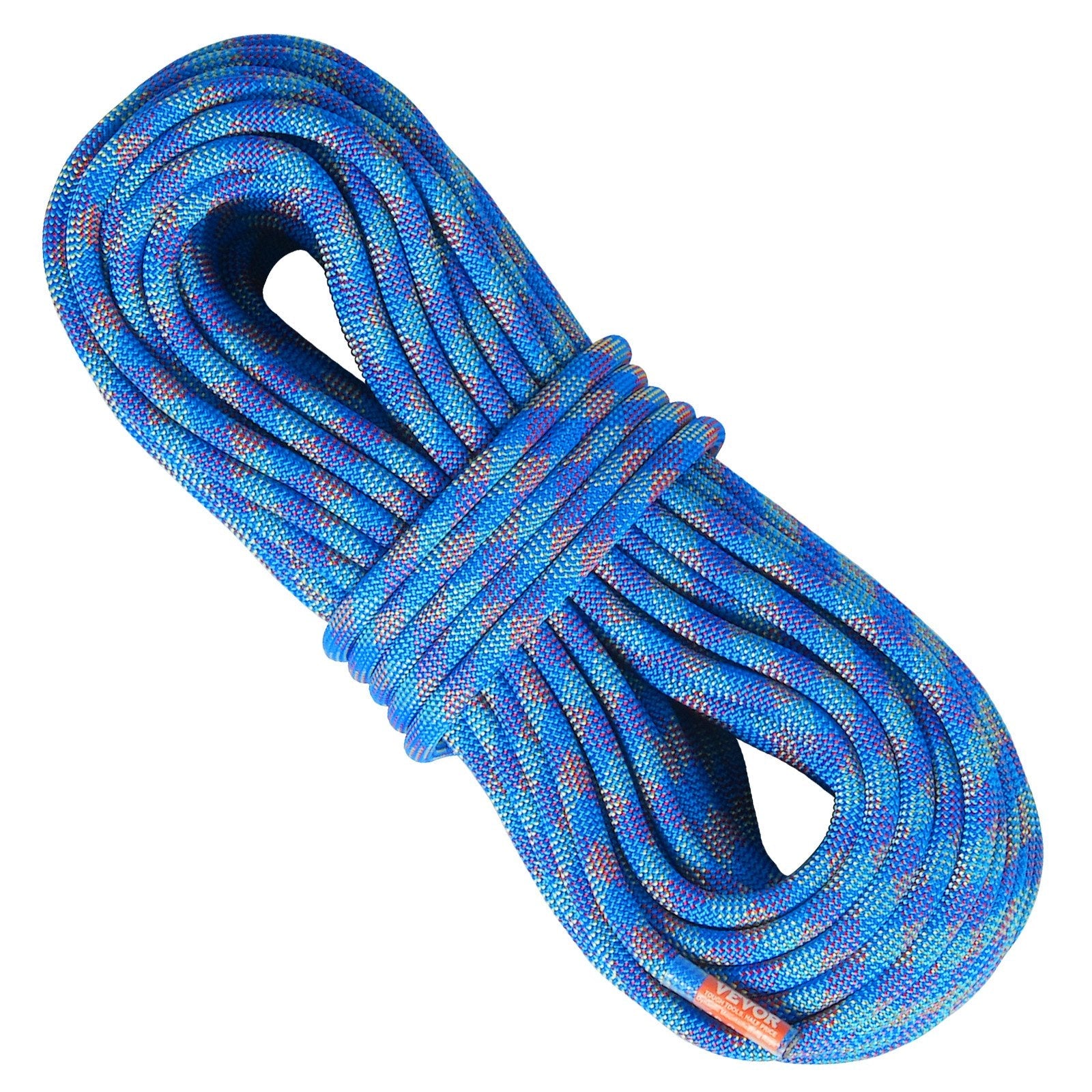 VEVOR 10.2mm Dynamic Climbing Rope 40M(131ft) Outdoor Rock Climbing Rope Blue