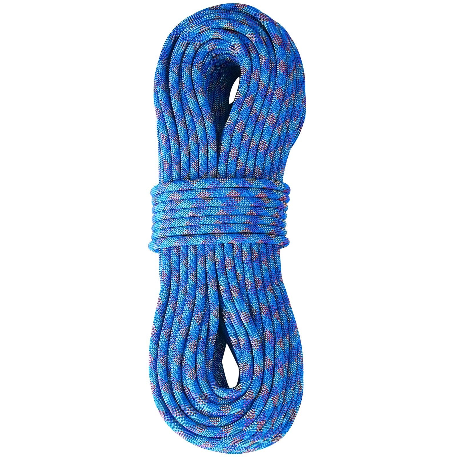 VEVOR 10.2mm Dynamic Climbing Rope 60M(197ft) Outdoor Rock Climbing Rope Blue