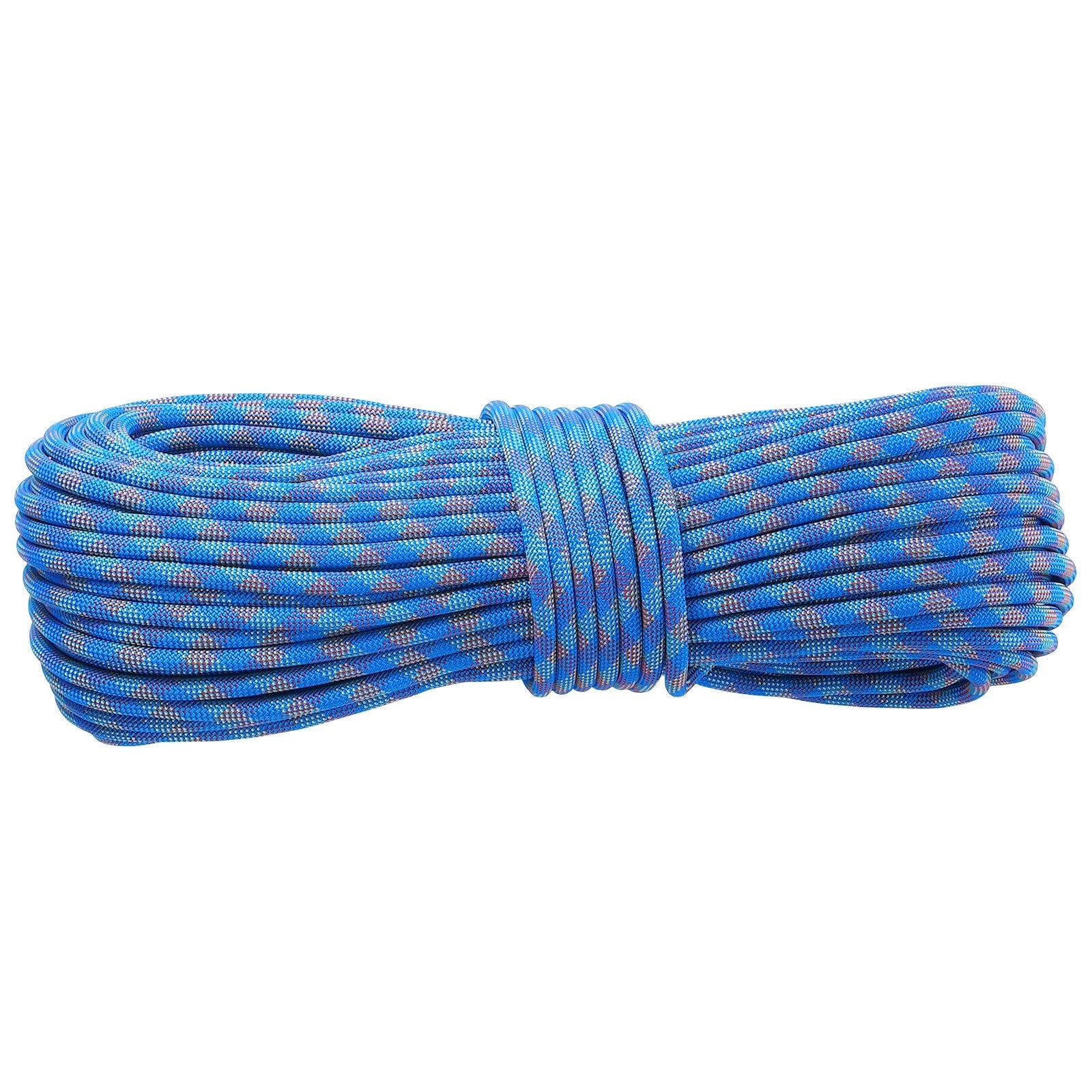 VEVOR 10.2mm Dynamic Climbing Rope 60M(197ft) Outdoor Rock Climbing Rope Blue