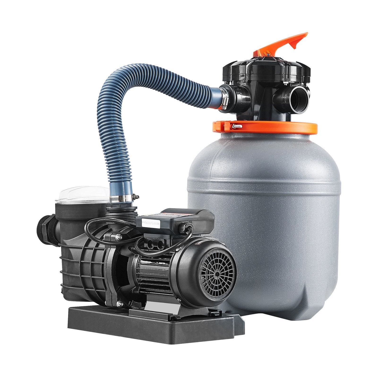VEVOR 12 in Sand Filter Pump for Above Ground Swimming Pools 1/2 HP 3000 GPH